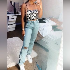 Revice denim straight leg jeans